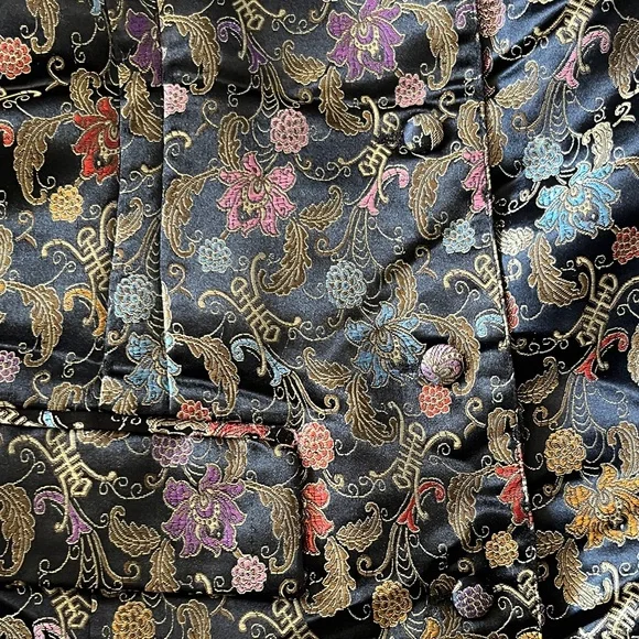 Vintage Floral Brocade Blazer Dress - Picture 5 of 5